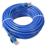 Thumbnail for Blue Ethernet cable coiled for storage
