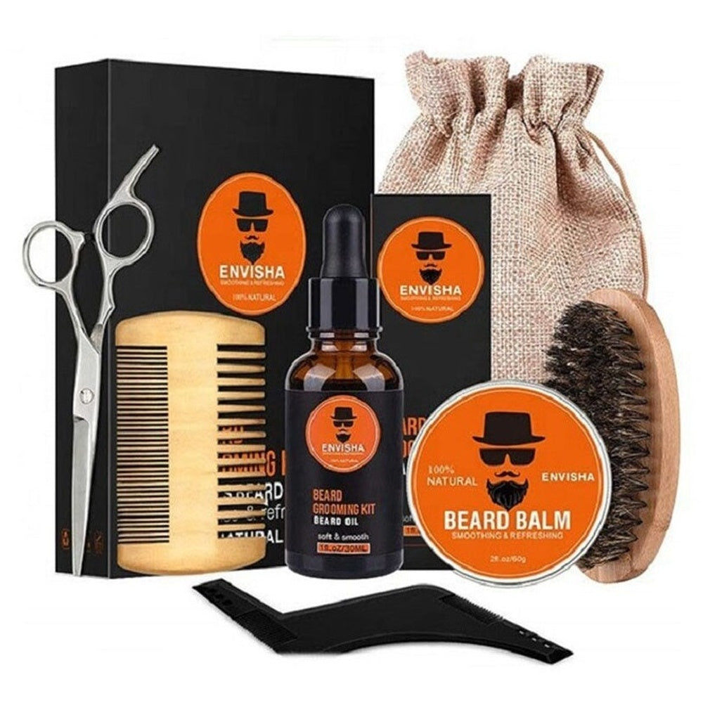 Beard grooming kit packaged for gift