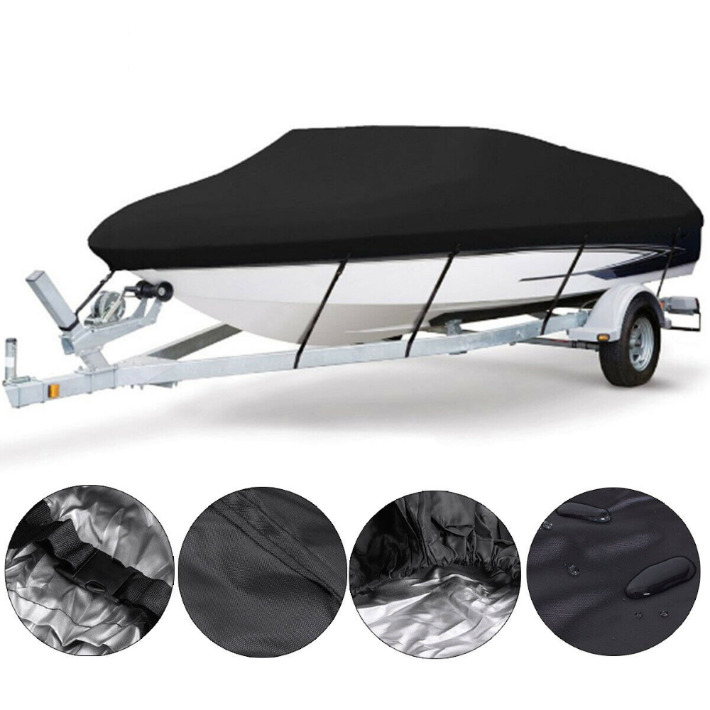 Boat cover resisting mildew and UV damage