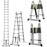Thumbnail for Telescopic ladder used for home maintenance