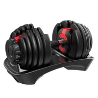 Thumbnail for Adjustable dumbbells 24kg with metal grip