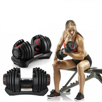 Thumbnail for Dumbbell showing textured non-slip handle