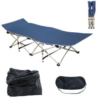 Thumbnail for Folding bed stretcher lightweight and sturdy for camping