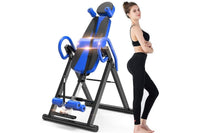 Thumbnail for Inversion table showing padded ankle straps