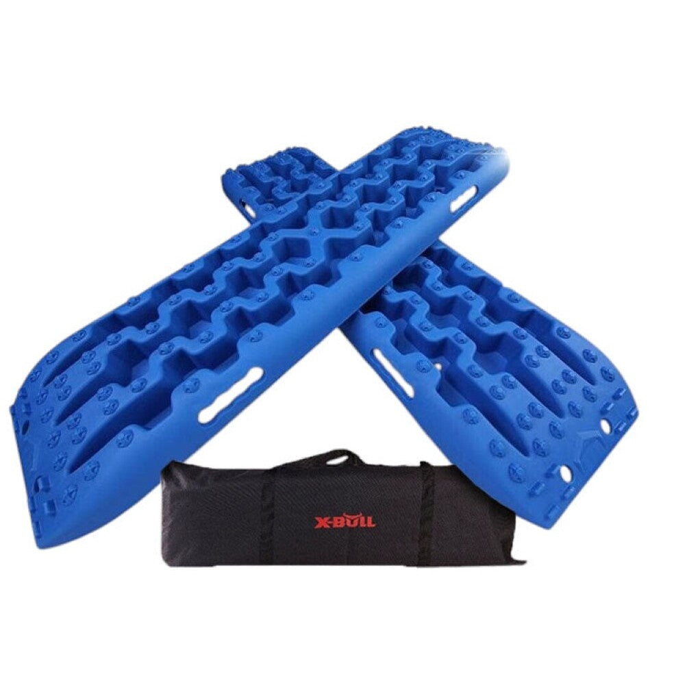 Recovery tracks used on icy terrain