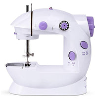 Thumbnail for Mini sewing machine threading process close-up