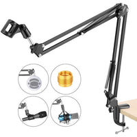 Thumbnail for Microphone stand with included mounting hardware