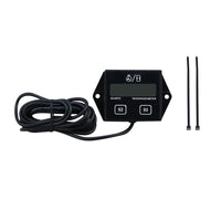 Thumbnail for Tachometer digital hour meter packaging with user manual