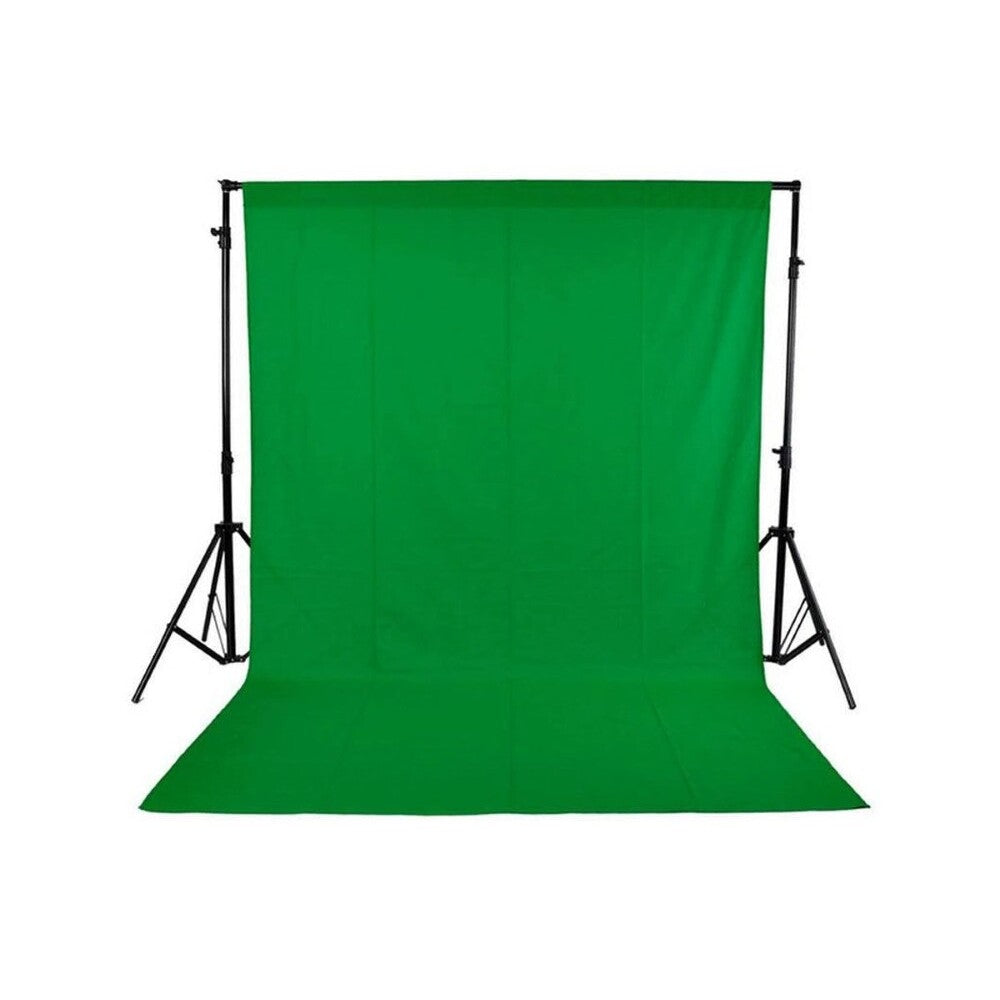 Green chromakey backdrop 3m by 2m hanging flat