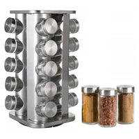 Thumbnail for Spice Rack Stand with 16 glass jars filled