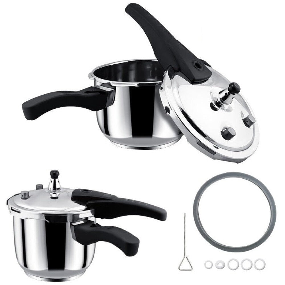 Pressure cooker handle with locking mechanism detail