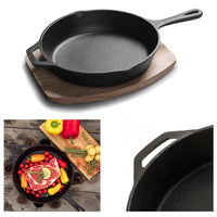 Thumbnail for Cast iron skillet used for BBQ and oven cooking