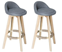 Thumbnail for Bar Stools Chair 360 Degree Swivel gray