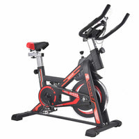 Thumbnail for Exercise bike pedals with secured straps