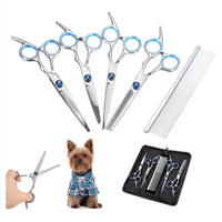 Thumbnail for Dog grooming scissors kit with comb