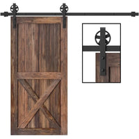 Thumbnail for Barn Door Hardware pre-drilled holes for stud alignment