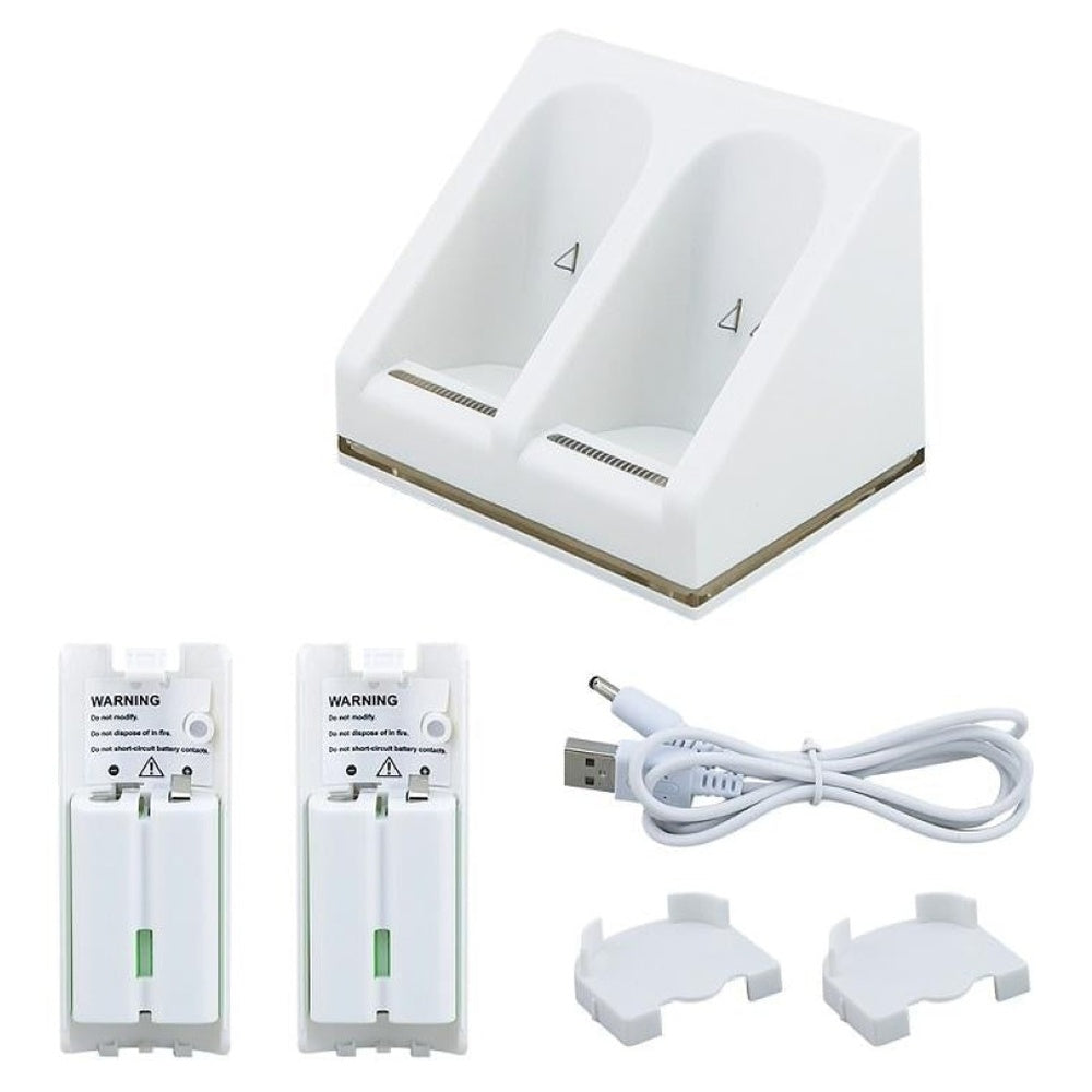 Wii Controller Charger with 2 Batteries