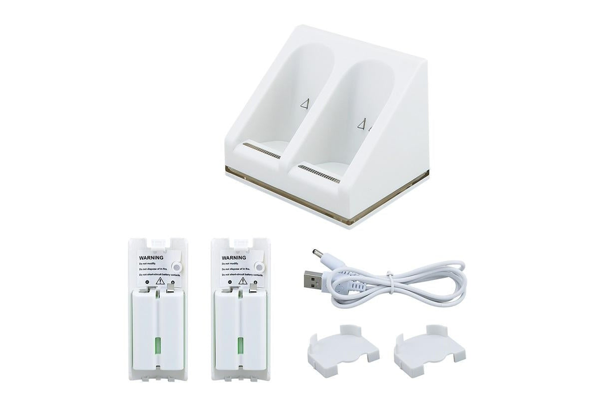 Wii Controller Charger with 2 Batteries