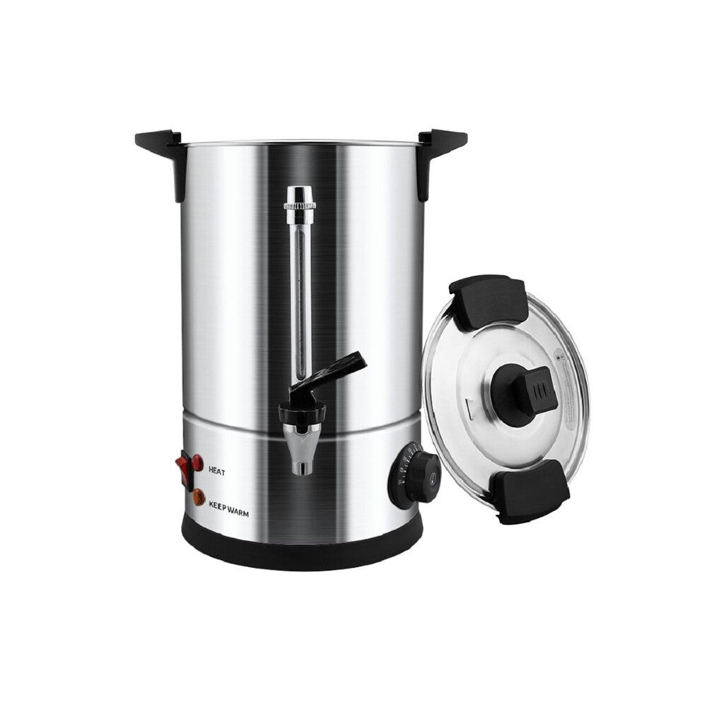 Hot water urn 10L ready for communal kitchen use