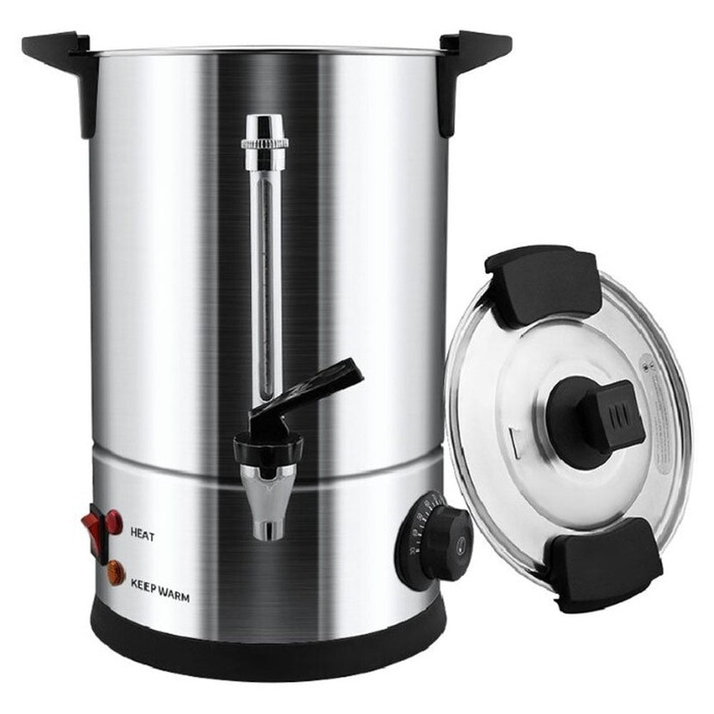 Hot water urn 10L lid locking mechanism detail