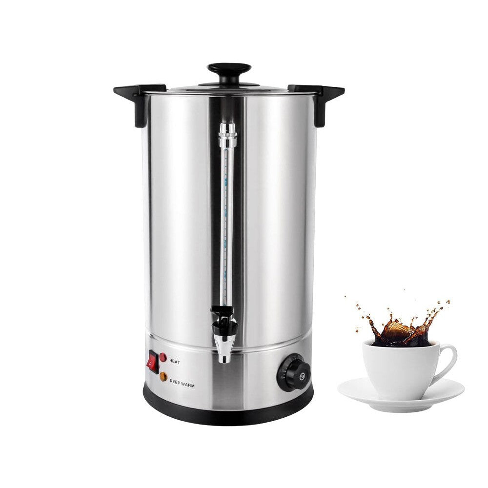 Hot water urn 15L with power cord attached