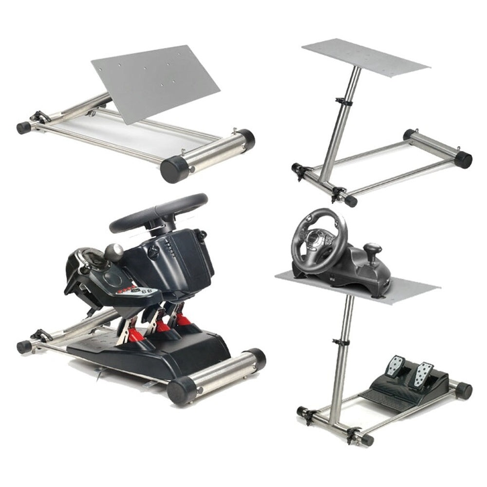 Gaming wheel stand setup without wheel