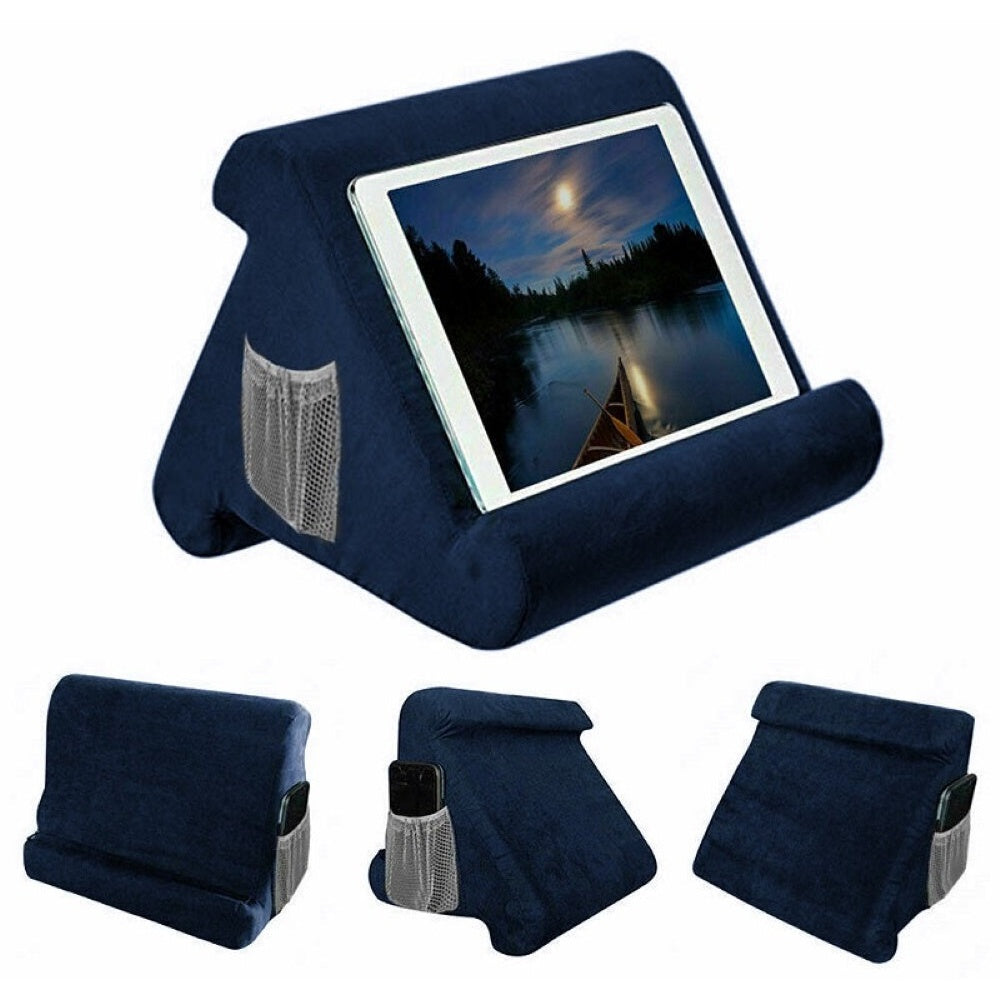 Pillow stand used for reading book hands-free