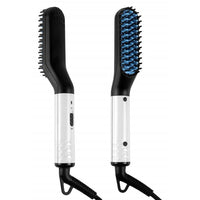 Thumbnail for Beard straightener heated comb with ceramic coated teeth