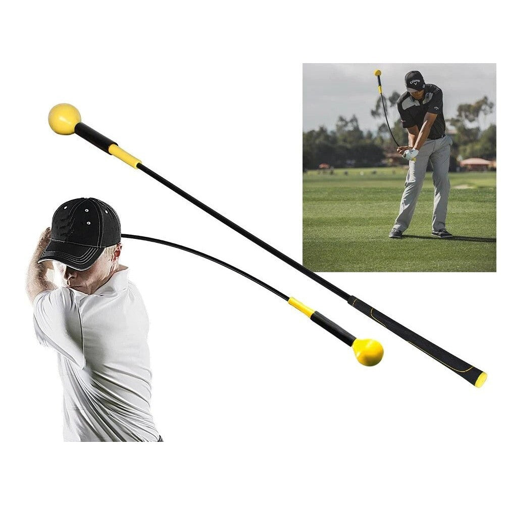 Red golf swing trainer 115cm length