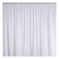 Thumbnail for White curtain backdrop for party and events