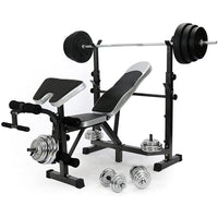 Thumbnail for Weight bench compact design for home gym