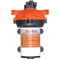 Thumbnail for SEAFLO diaphragm pump with black housing
