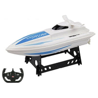 Thumbnail for Remote Control Boat RC Racing Boat in blue on water