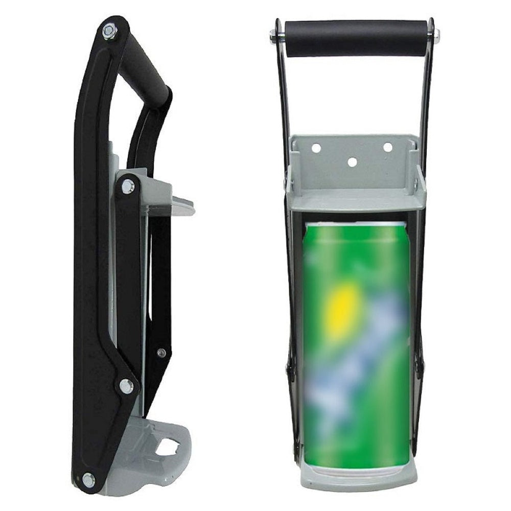 Metal can crusher wall mounted full view