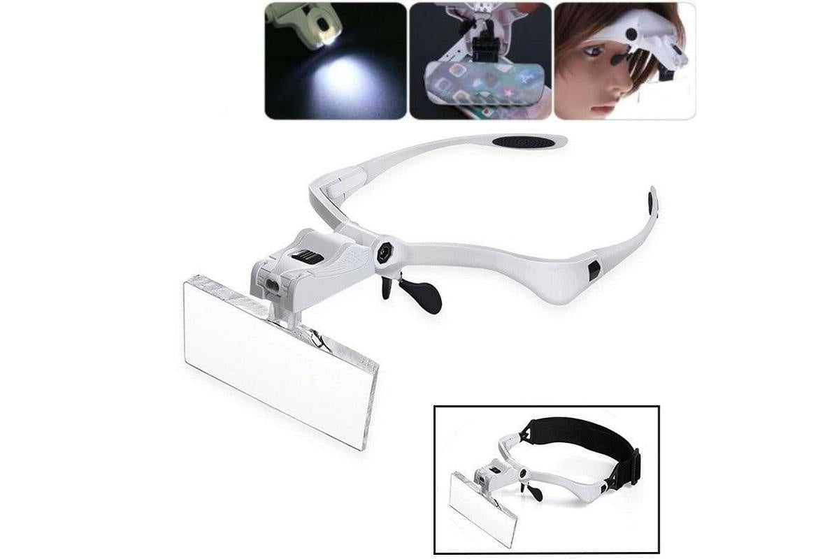 Close up of replaceable lenses set