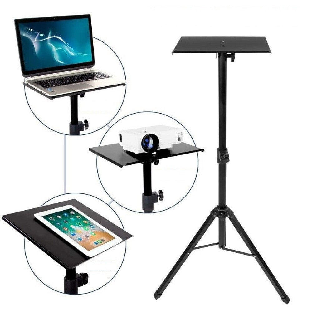 Laptop stand projector stand folded for portability