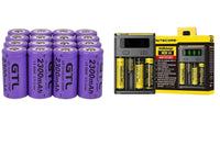 Thumbnail for CR123A Rechargeable Batteries for Arlo Cameras 12pcs + Charger