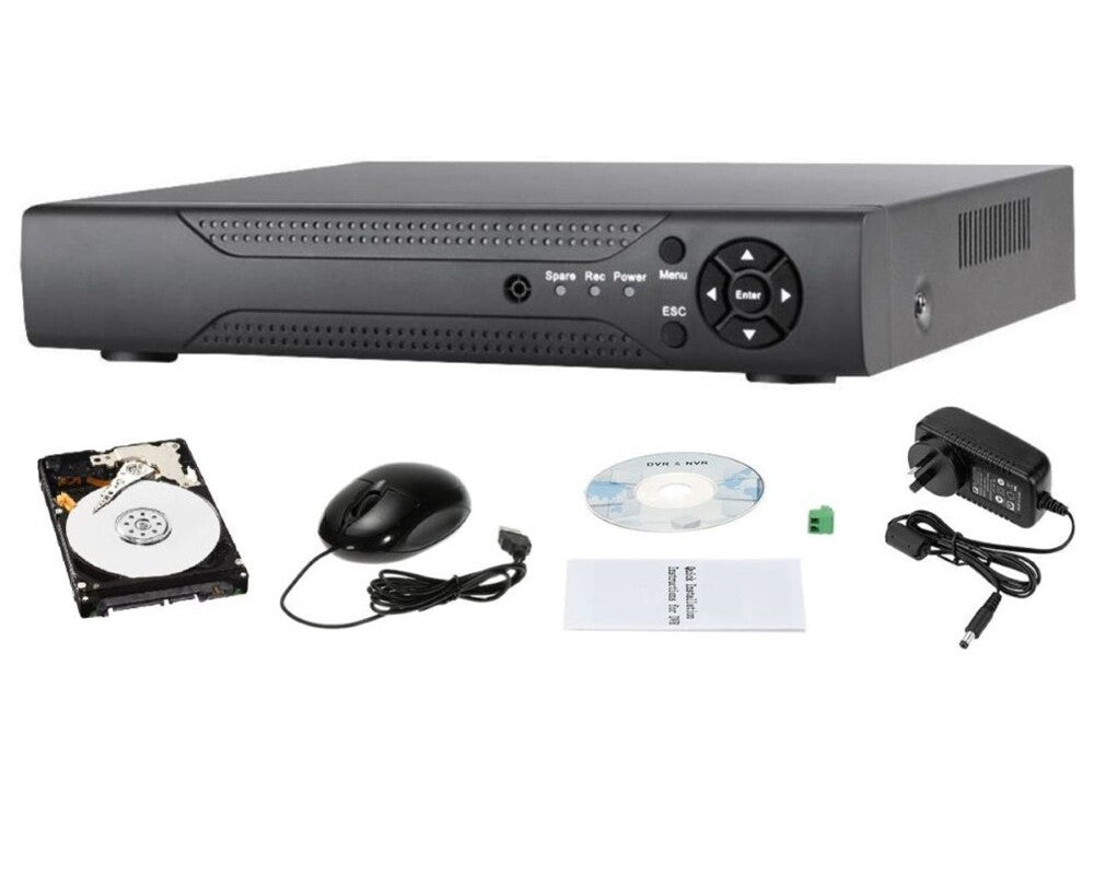 DVR 8CH recorder with USB 20 ports and mouse