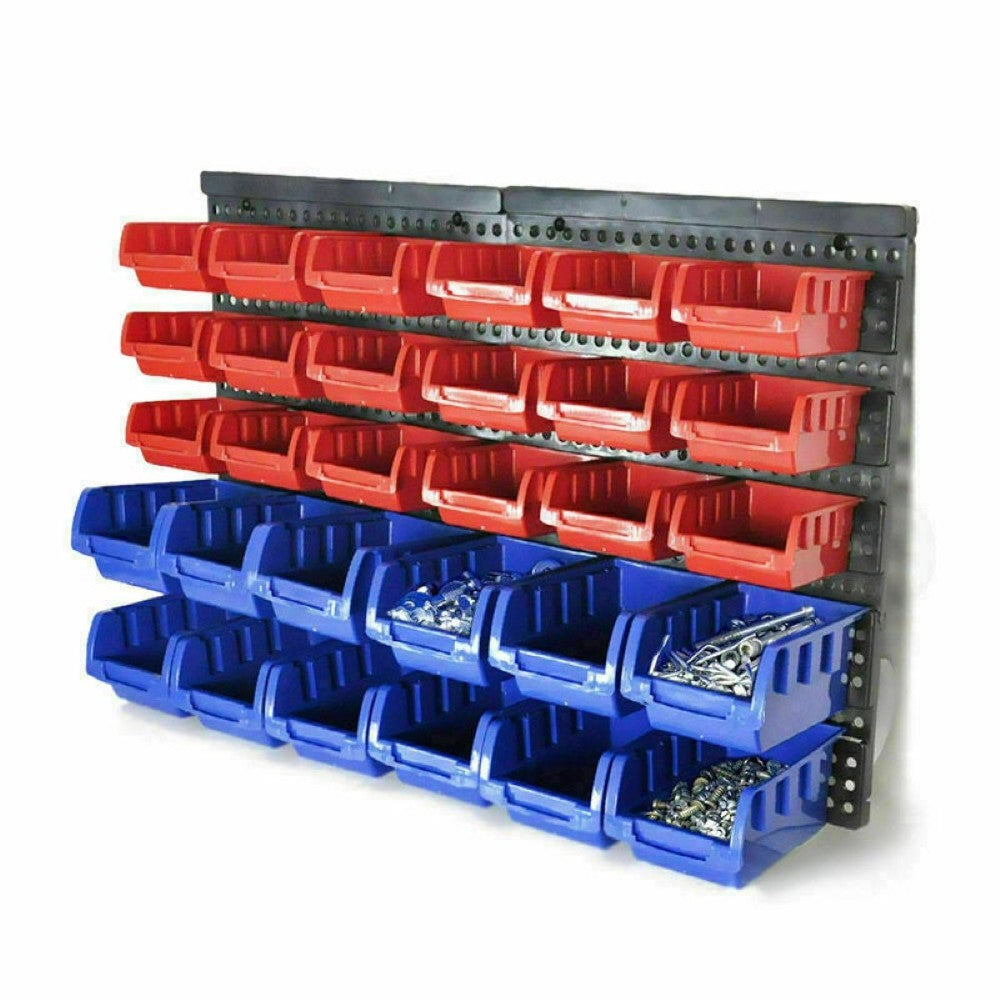 Bins easily removed for portable use