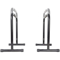 Thumbnail for Dip bars dip stands training station pair black grips