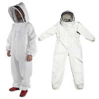 Thumbnail for Beekeeping suit hooded veil XXL white full body outfit