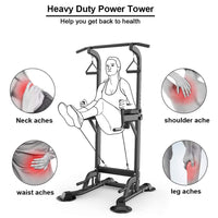 Thumbnail for Adjustable Chin Up Pull Up Chin Up Station Workout