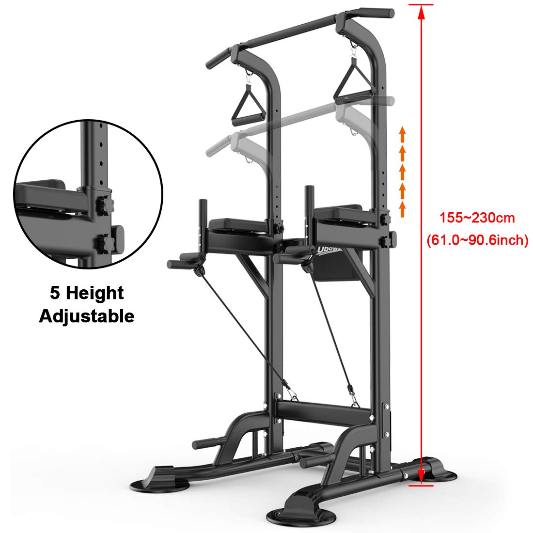 Adjustable Chin Up Pull Up Chin Up Station Workout