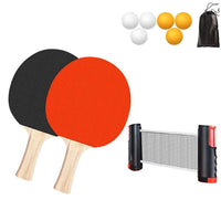 Thumbnail for Portable table tennis set with carry bag for travel