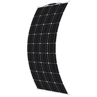 Thumbnail for 150W flexible solar panel with black monocrystalline cells