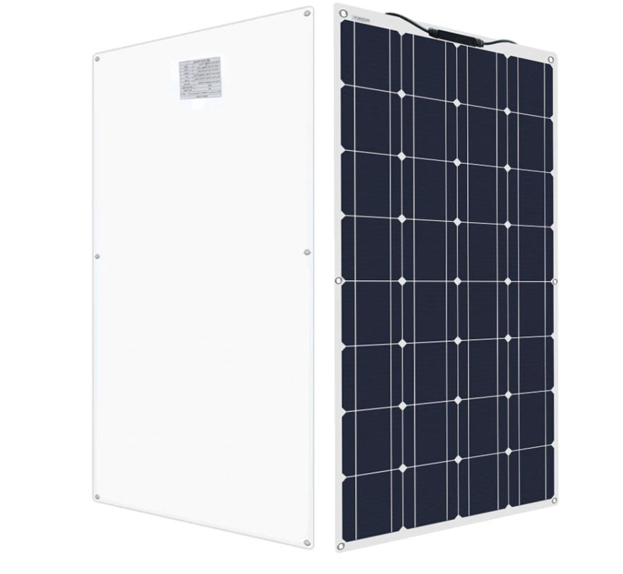 Solar panel with attached wiring cable