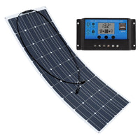 Thumbnail for Solar panel showing wire length and connection