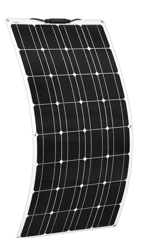 Solar panel installed on boat deck