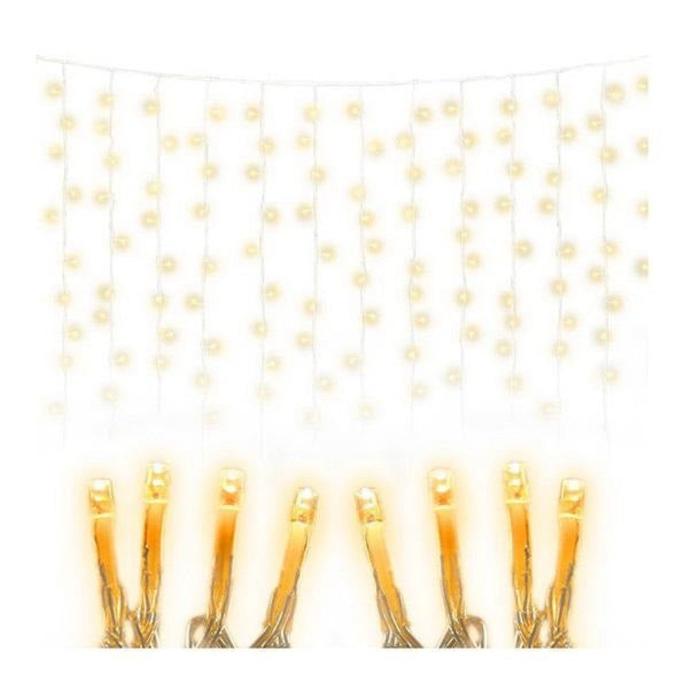 Curtain lights showing multiple modes