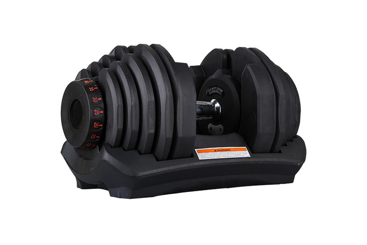 Dumbbells with anti-slip rubber grip